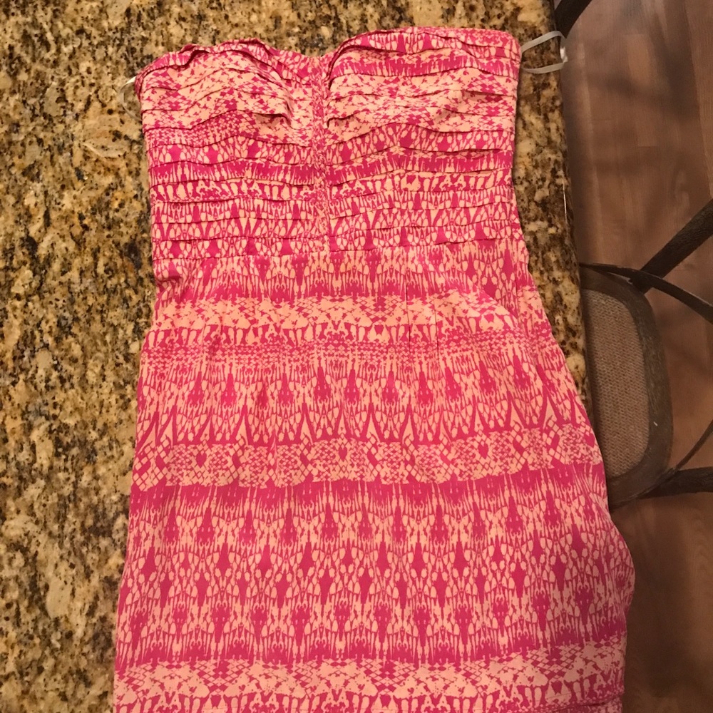 Patterned ruffle dress -not Parker